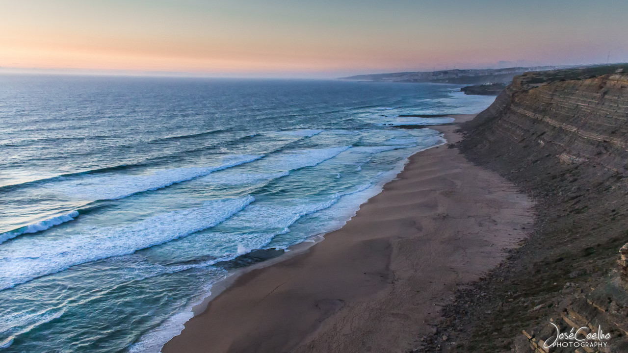 The cliffs of Sintra at dusk